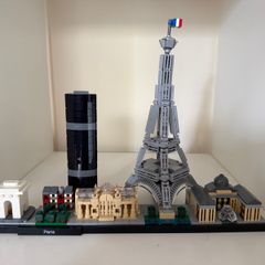 LEGO Architecture Paris Skyline Built Display Set