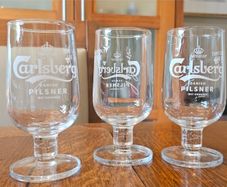 Carlsberg Danish Pilsner Stemmed Glass