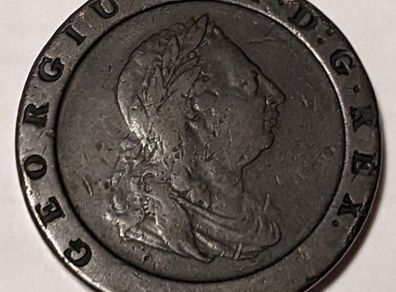 1797 Cartwheel Two 2 pence