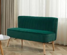2-Seater Sofa,dark green