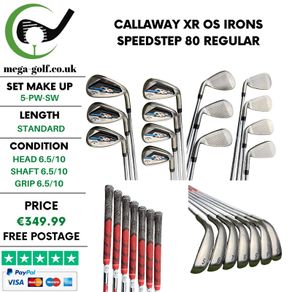 Callaway XR OS Irons / 5-Pw-Sw / SpeedStep 80 Regular