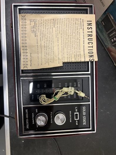 Vintage Boxed Katrina AM LW Transistor Radio