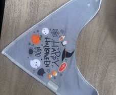 The Little One Halloween bib