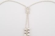 925 vintage sterling silver italian necklace