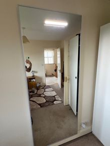 Full lenght mirror silver frame (2+metres)