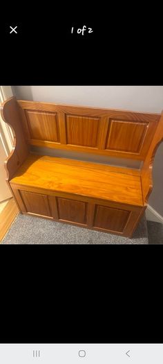 Monks Bench with storage