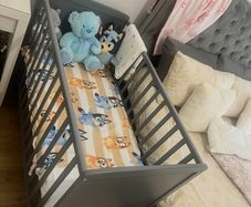 cot with mattress