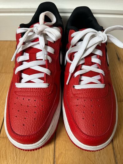 Red & Black Nike Air Force 1