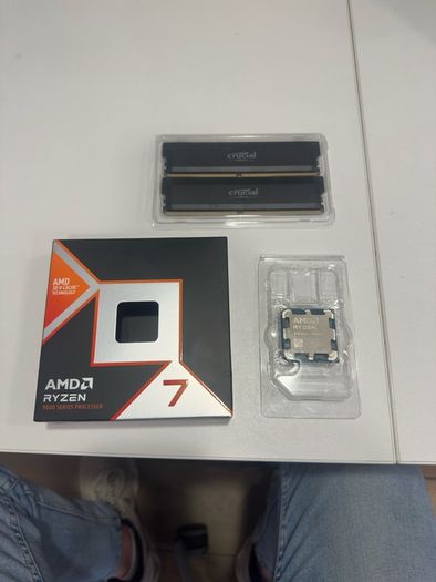 Ryzen 7 9800X3D + 32GB DDR5 6000MHz Like New AM5 Gaming Bundle