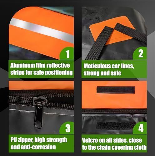 Car Roof Bag,21 Cubic Feet Large Roofing Cargo Carrier Bags Waterproof Soft Rooftop Luggage Storage Box for Any Cars With/Without Roof Rack/Rails/Bars