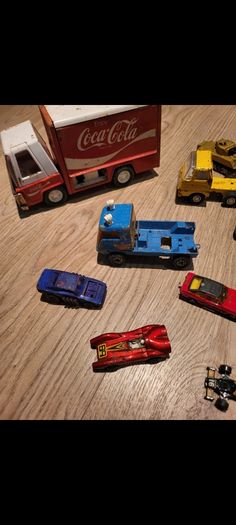 Vintage metal cars