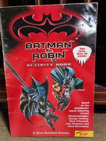 Batman & Robin activity book