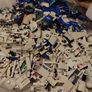 Loose Lego City Police Sets and Pieces White and Blue Lego Image 2