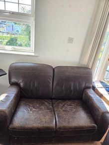 leather sofa
