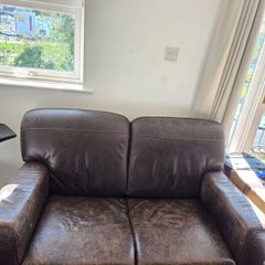 leather sofa
