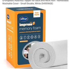 Silent Night Memory Foam Mattress Topper Small Double
