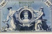 German Reichsbanknote 100 Mark, 1908