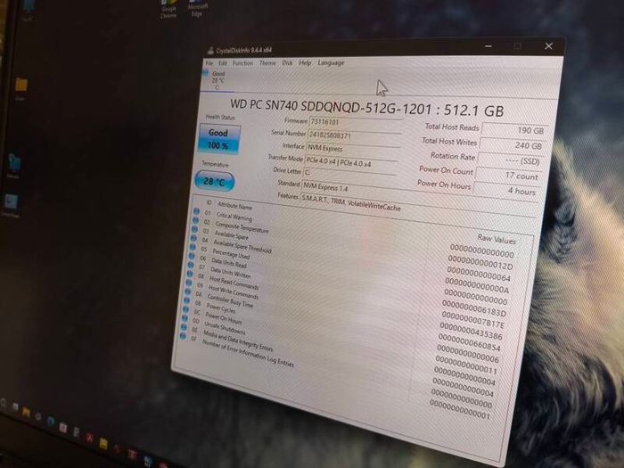 Gaming Laptop Clevo Erazer i5 12450H 8/12 RTX4050 6GB 75W 16GB DDR4 3200Mhz 512GB Nvme Pcie 4.0 17.3" FHD 144hz Ips 300nits Win11 RGB Cooler Mouse