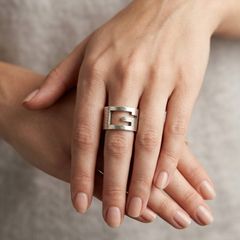 Gucci Boxed Sterling Silver Ring