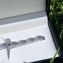 Brand New 10ct White Gold Diamond Tennis Bracelet Image 9