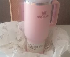 New Pink Stanley Flowstate Tumbler 40z
