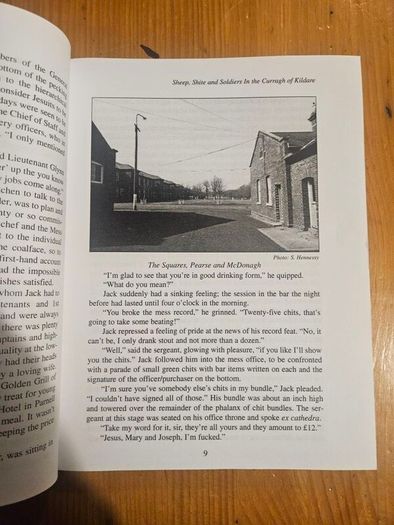 Sheep, Shite And Soldiers.by Michael Mcdonough. Signed First Edition Large Volume Paperback In Good Condition.  See Photos For Same.