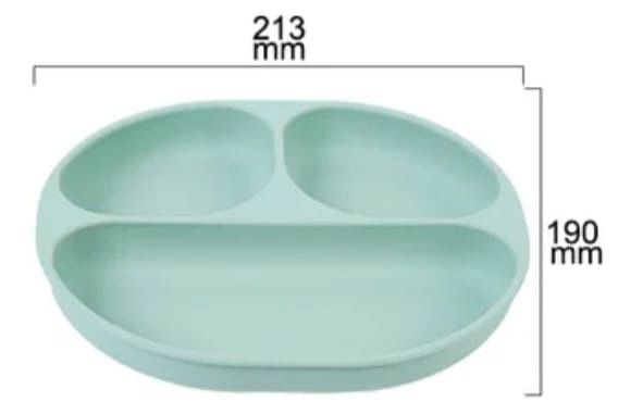 Silicone baby weaning set