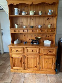 Solid pine kitchen dresser
