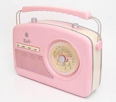 Pink Retro Radio