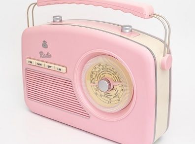Pink Retro Radio