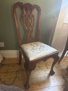 Antique dining chairs