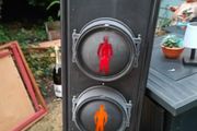 set of traffic lights and controller