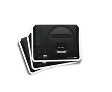 Sega Megadrive Console Glossy Stickers 3-Pack