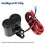 Waterproof Motorcycle Handlebar USB Cigarette Lighter socket Image 7