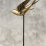 Flying Swallow Tabletop Figurine - Polished Bronze Image 3