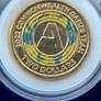 Australia 2 dollar coloured coin 2022 Commonwealth Games full set 3 coins - Dollar "A and U " - ERROR Coin Image 4