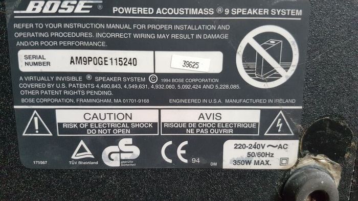 BOSE Subs JOBLOT x3 refer to photos for details