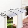 Front Door Canopy, Outdoor Awning, Rain Shelter, 303 x 96cm , Clear Image 3