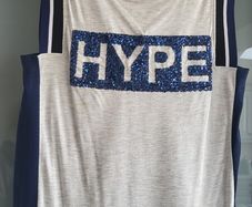 Pull & Bear HYPE sleeveless t-shirt Sz M (Fit 10-12UK)