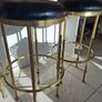 Set of 4 gold plated kitchen bar stools Image 5