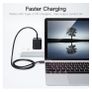 New 1m USB Type C Male to USB Type C Male Data Extension Sync Black Cable #1147 Image 4