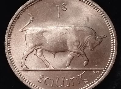 #690 - Ireland - 1964 - Shilling - UNC - KM.14a