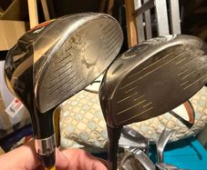 Mizuno mx23 Irons, Nike/Callaway woods, Taylormade stand bag