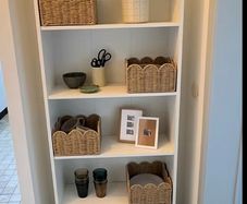 5 tier modern white bookshelf bookcase shelf