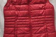 Never Used St. Bernard (Dunnes) Red Puffer Vest - Size S.