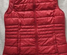 Never Used St. Bernard (Dunnes) Red Puffer Vest - Size S.