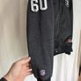 NFL Raiders Hooded Varsity Medium Jacket Black Grey Official American Football Image 6