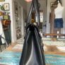 Vintage Chesneau Black Leather Bag Image 5