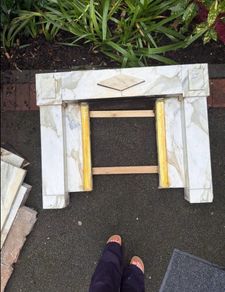 Free marble fireplace must collect asap