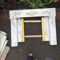 Free marble fireplace must collect asap